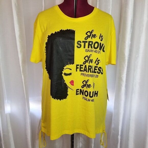 On Fire High-Low Women's Graphic Top (size 3X) - Picture 1 of 7